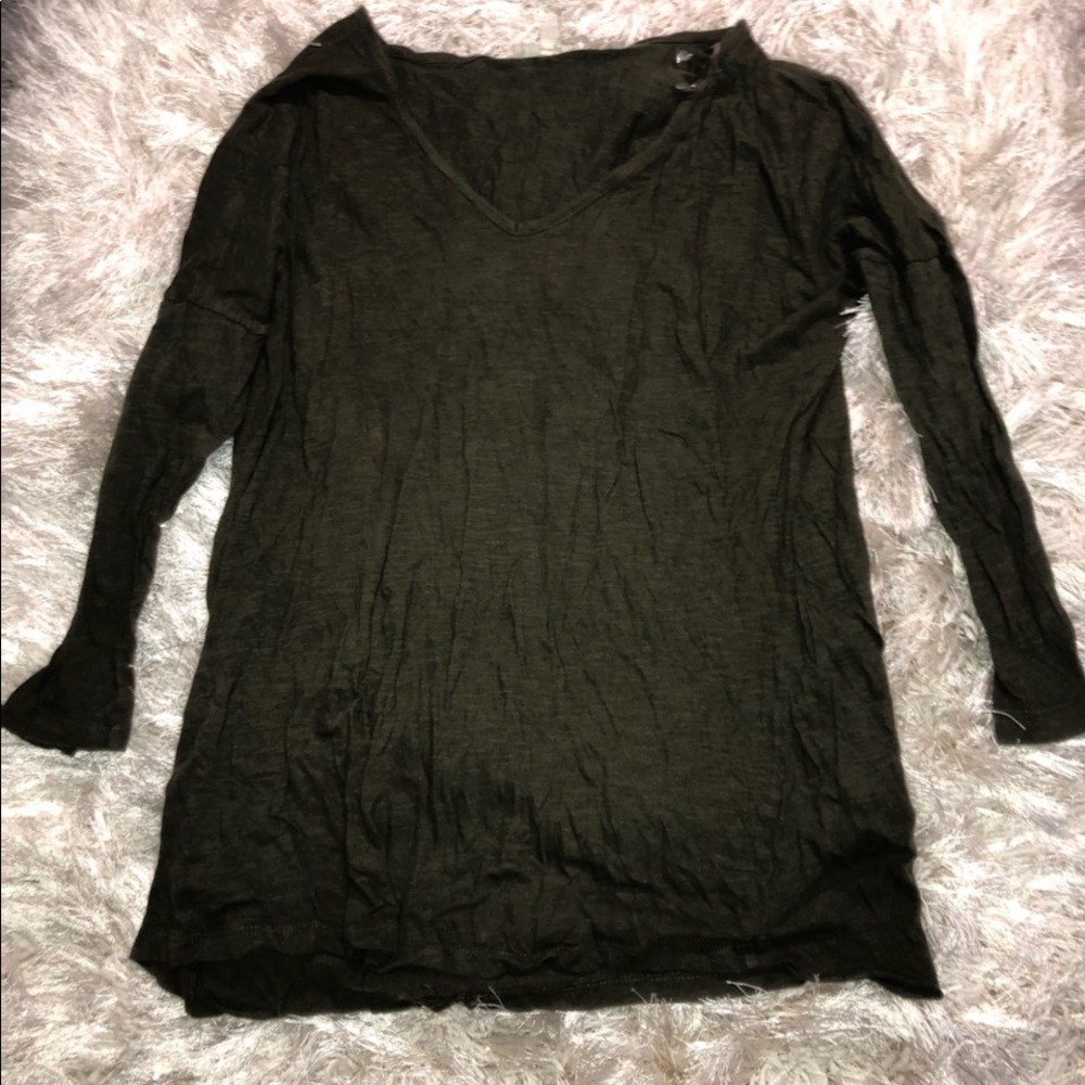 Dark Green Long Sleeve Shirt